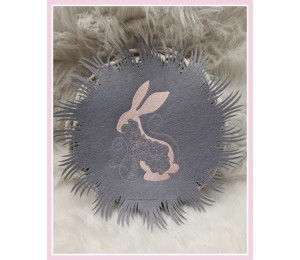 Stickserie - Blumige Osterhasen